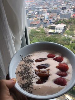 Foto resep Smoothies Banstrawdates (no sugar)