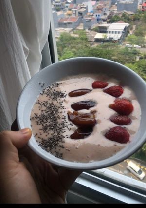 Foto resep Smoothies Banstrawdates (no sugar)