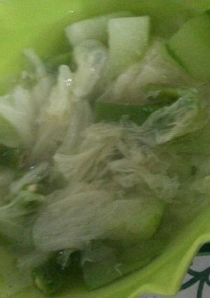 Foto resep sop labu buncis sawi putih