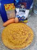 Pancake de zanahoria🥕🥞🥚 avena y claras de huevo