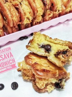 Foto resep Fermentation Cassava sandwich (alias biskuit tape singkong)