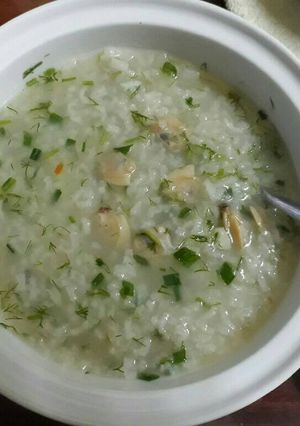 Hình của món Cháo nghêu.