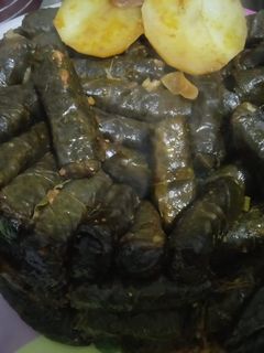 صورة لوصفة طاجن ورق العنب