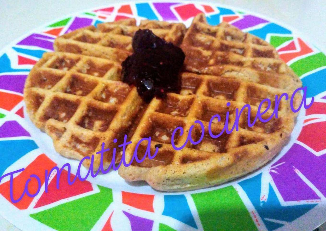 Waffles de amaranto