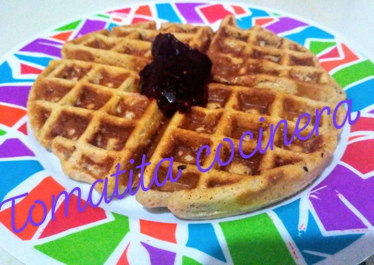 Waffles de amaranto