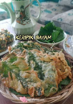 Foto resep 20 #Keripik bayam