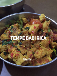 Foto resep Tempe babi rica kemangi