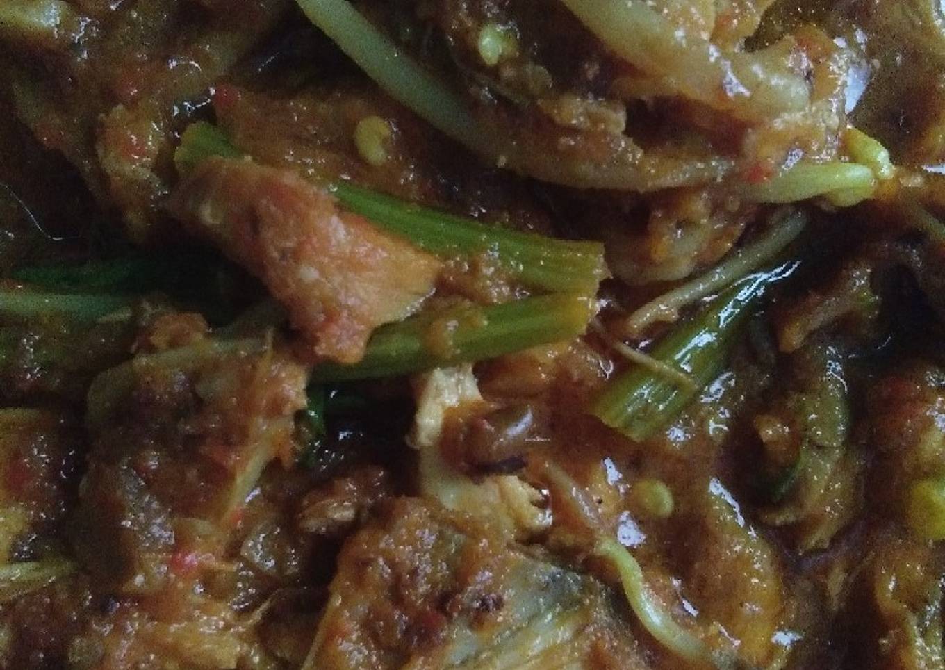 Ayam Suwir sayur Kecap