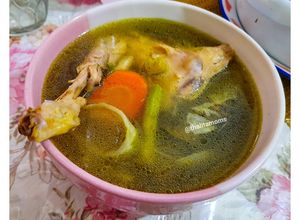 Foto resep Sup Ayam Ginseng Amerika, dapat Lezat, sehat dan awet muda loh