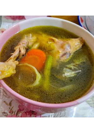 Foto resep Sup Ayam Ginseng Amerika, dapat Lezat, sehat dan awet muda loh