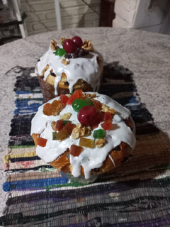 Una foto de Pan dulce navideño