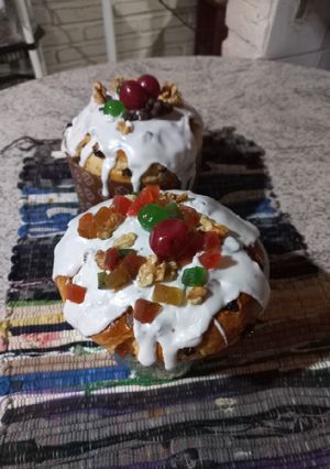 Una foto de Pan dulce navideño