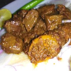 A picture of Beef tikka liver.