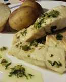Filete de fogonero con mojo verde