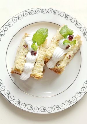Foto resep Rum Raisin Chiffon Cake