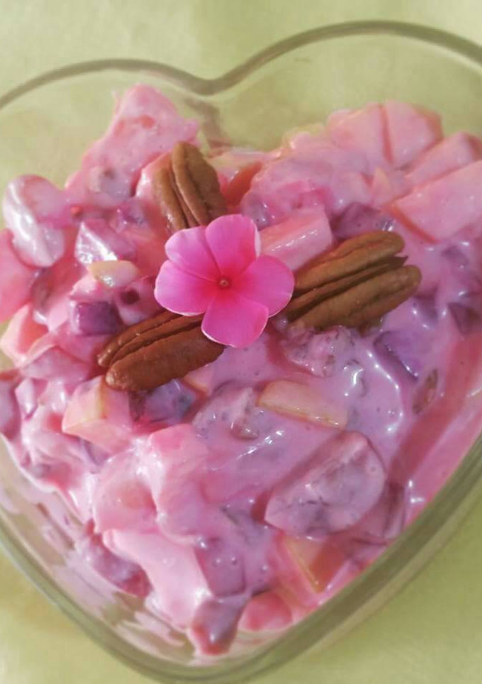Una foto de Ensalada de betabel y manzana