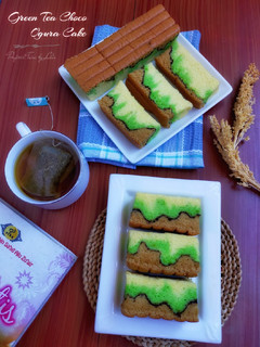 Foto resep Green Tea Choco Ogura Cake