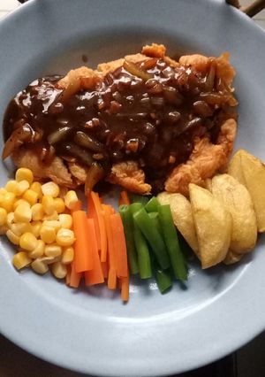 Foto resep Chicken Steak Saus Blackpepper