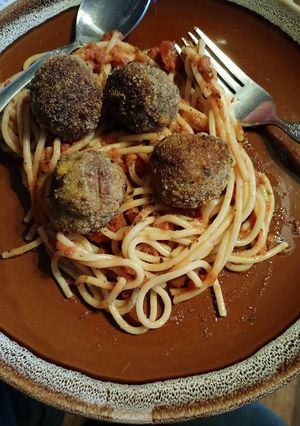 A picture of Cheese Filled Meatballs.