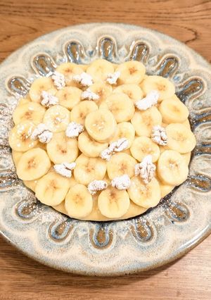 A picture of ★ Banana maple custard pie★.