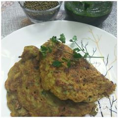 Sabut Moong dal Chilla A picture of Sabut Moong dal Chilla.
