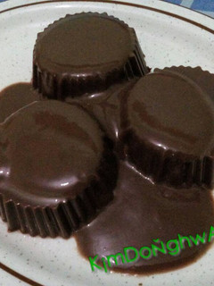 Foto resep Puding Coklat With Vla Coklat