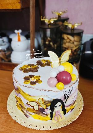 عکسی از دستور کیک تولد دخترانه