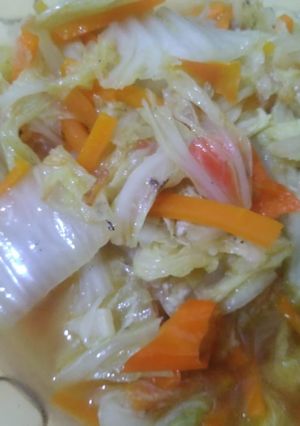 Foto resep Tumis sawi putih #sawiputih