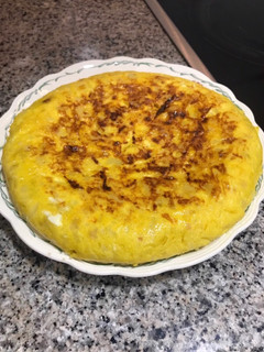 Una foto de Tortilla de patata con cebolla