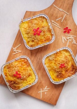 Foto resep Puding Pisang Keju