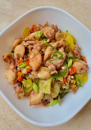 Foto resep Cumi Asin Sambal Matah
