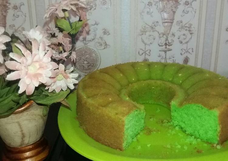 Cara Memasak Bolu pandan pakai otang anti gagal