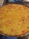 Tortilla de zanahoria y papas