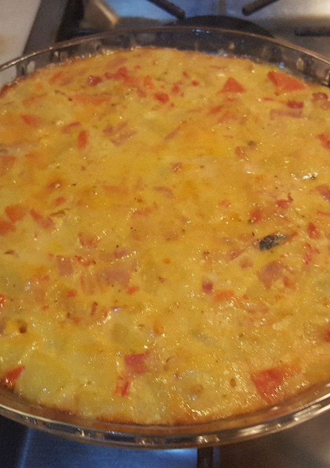 Una foto de Tortilla de zanahoria y papas