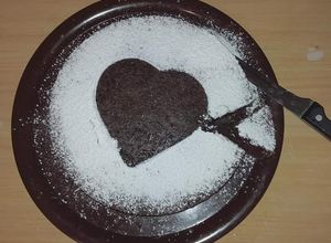 Una foto de Pastel sin huevos / vegano 