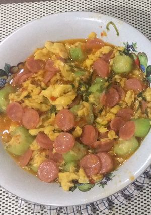 Foto resep Tumis Telur Sosis Pedas (Sayur Sesuai Selera Saja)