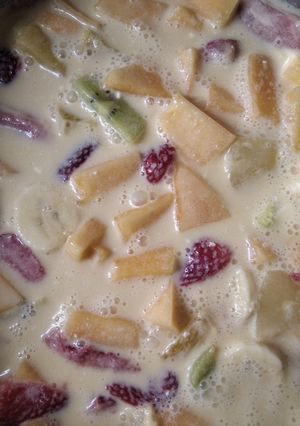 Görög gyümölcsleves recept fotója