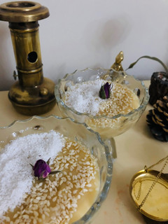 عکسی از دستور فرنی آرد نخودچی