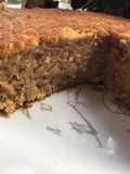 Torta húmeda de manzana