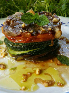 Una foto de Milhoja de verduras