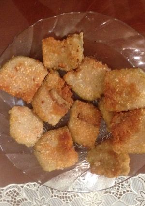 A picture of Pan-Fried Bánh Chưng.