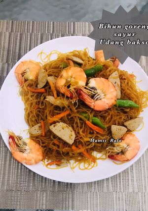 Foto resep Bihun Goreng sayur Udang Bakso