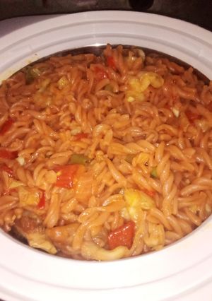 A picture of Jollof Macaroni 2.