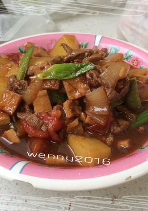 Foto resep Semur Daging sapi +kentang+tahu