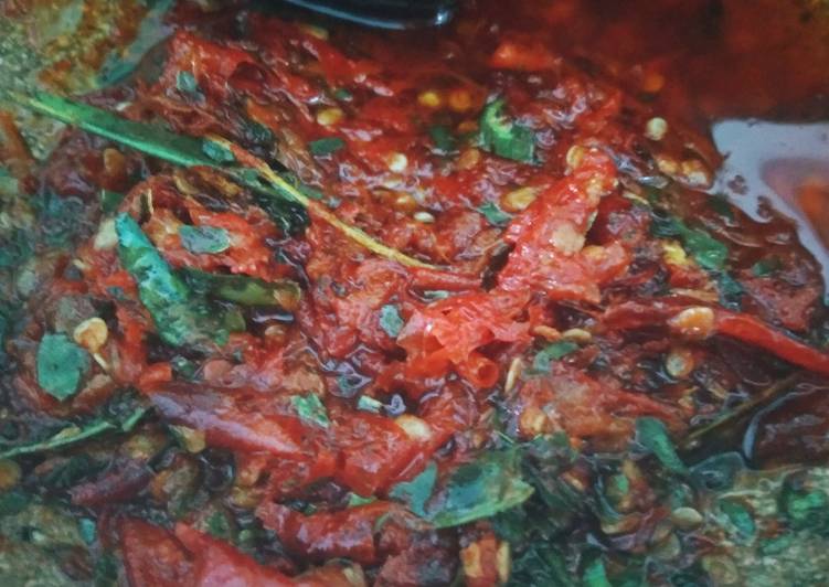 Sambal daun jeruk (simpel dan mantab)