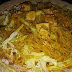 A picture of Indomie with awara.