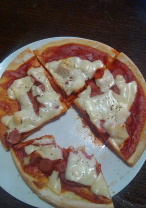 Una foto de Pizza rápida