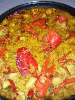 Una foto de Arroz con bogavante