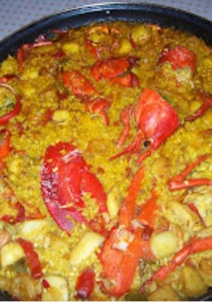 Una foto de Arroz con bogavante