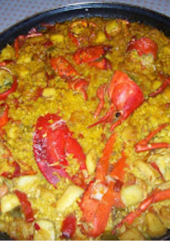 Una foto de Arroz con bogavante